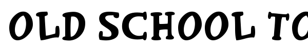 Old School Toons font preview